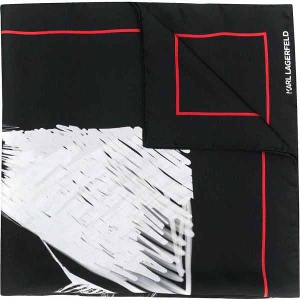 Foulards et écharpes Karl Lagerfeld noir imprimé