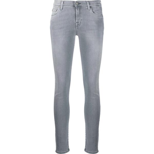 jean skinny 7 For All Mankind gris