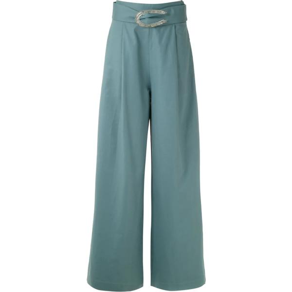 pantalon Palazzo Framed bleu