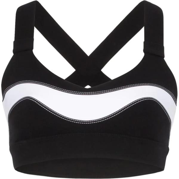hauts de sport No Ka Oi noir à rayures