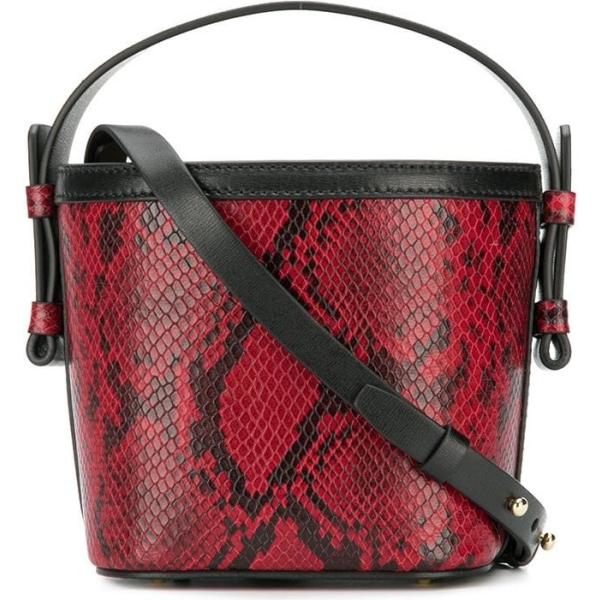 sacs seau Nico Giani rouge serpent