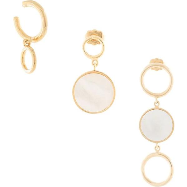 Boucles doreilles Joanna Laura Constantine blanc