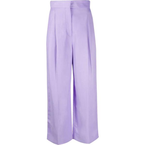 pantalon large en bas Sandro Paris violet