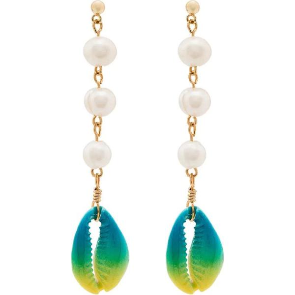 boucles doreilles Venessa Arizaga bleu