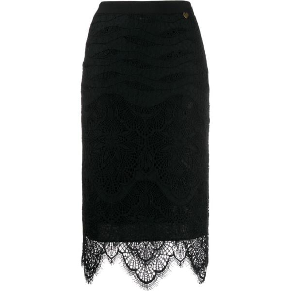 jupe mi-longue Twinset noir