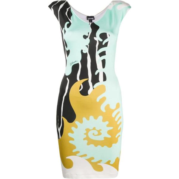 robes courtes Just Cavalli vert