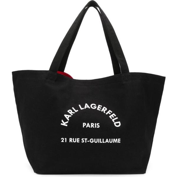 sac cabas Karl Lagerfeld noir imprimé