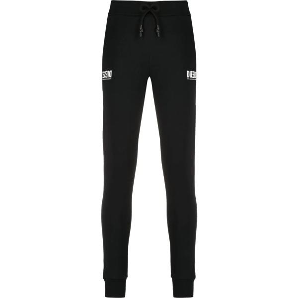 pantalons de sport Diesel noir imprimé