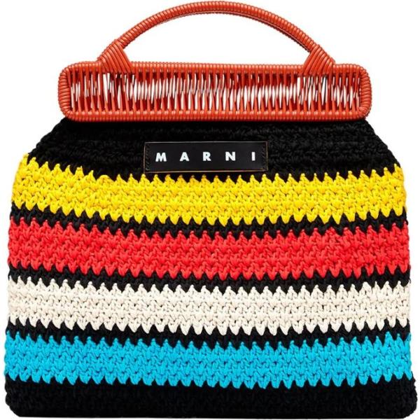 sac cabas Marni Market à rayures