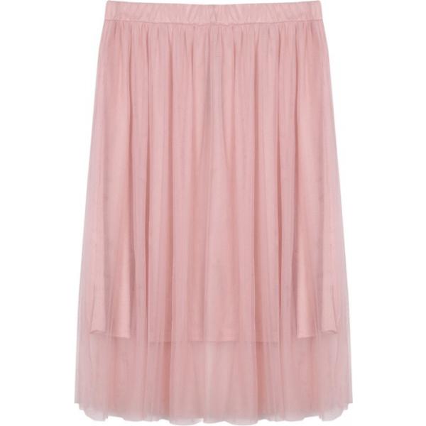 Gonna midi in tulle rosa Lesara