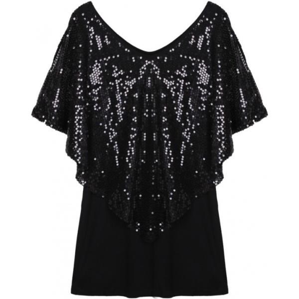 Maglia con paillettes Lesara
