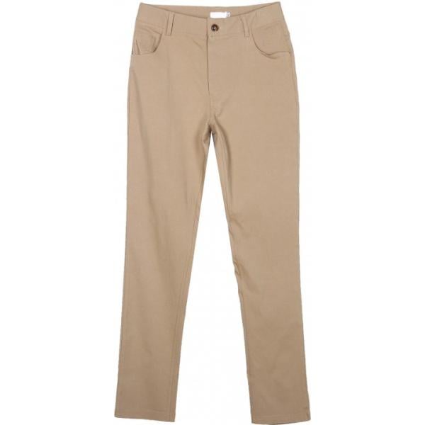 Pantalone skinny vita alta beige Lesara