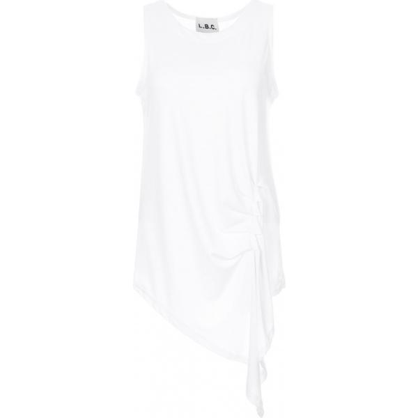 Top forma asimmetrica bianco Lesara