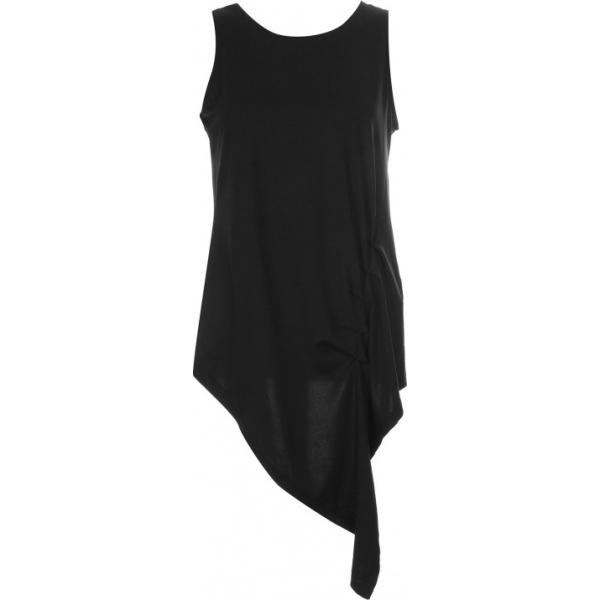 Top forma asimmetrica nero Lesara