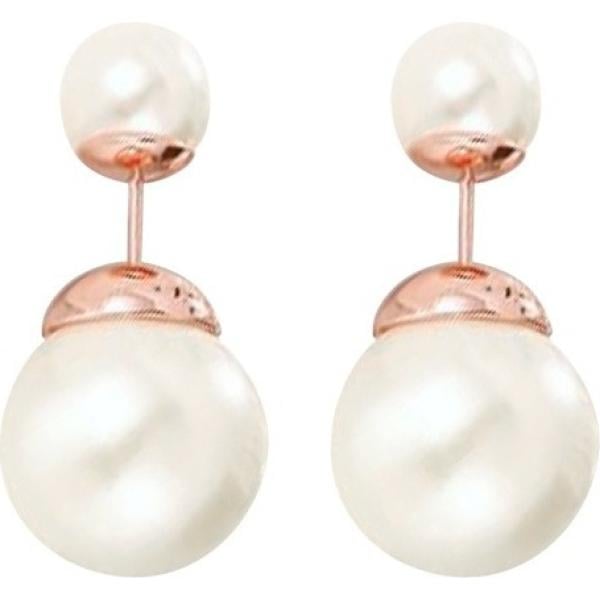 Orecchini con perle oro Lesara