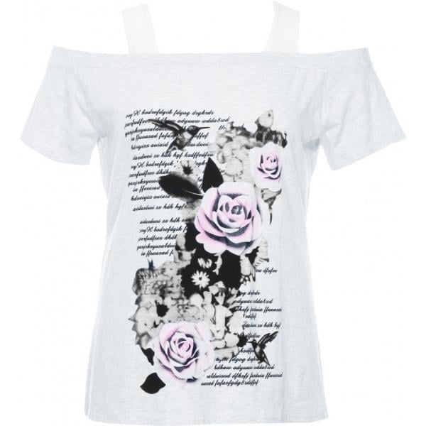 Maglia con stampa 95% cotone Lesara