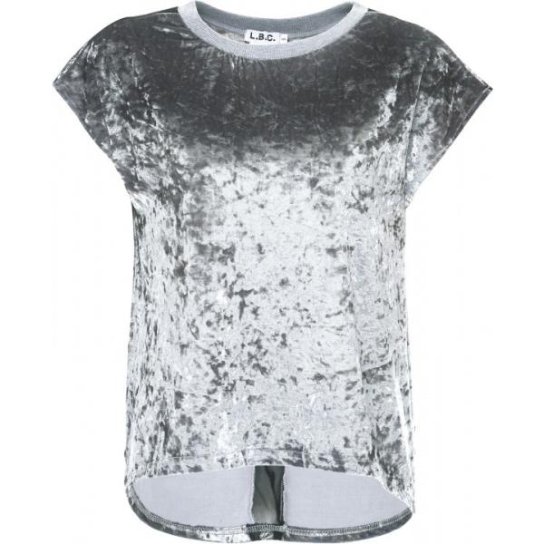 T-shirt sport in velluto Lesara
