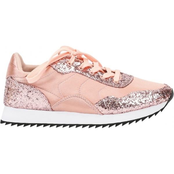 Sneakers glitter in pelle sintetica Lesara