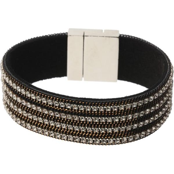 Bracciale in pelle sintetica marrone Lesara