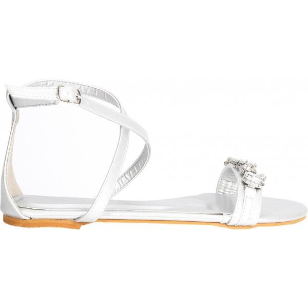 Sandali con cinturino interno in tessuto in pelle sintetica Lesara