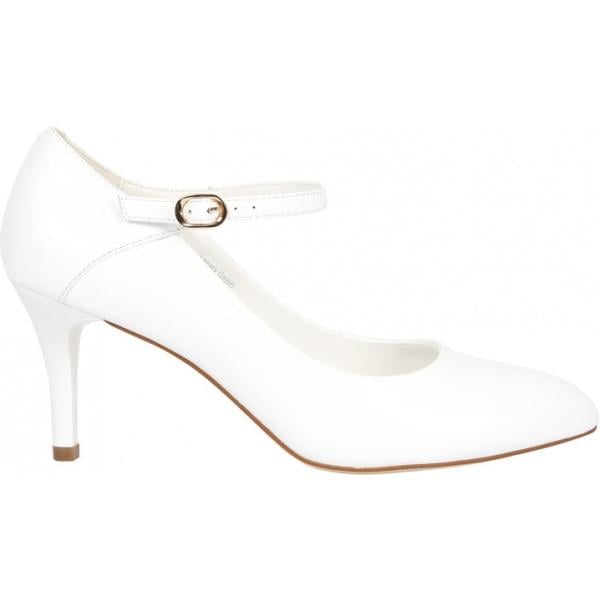 Décolleté con cinturino in pelle sintetica Real_Leather