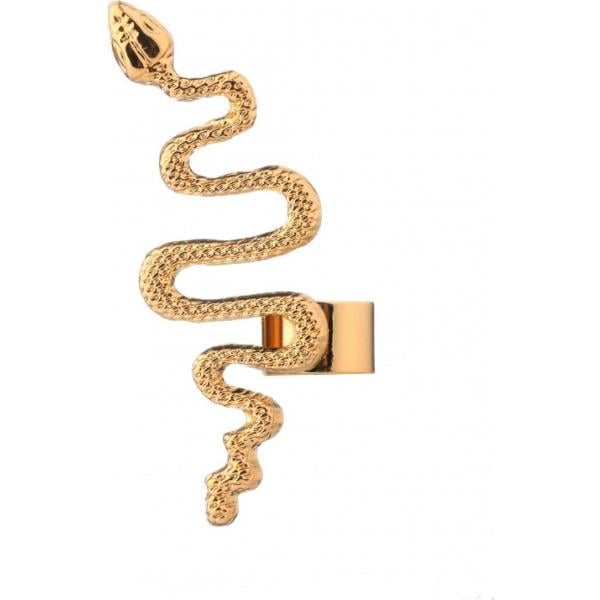 Orecchini motivo serpente oro Lesara