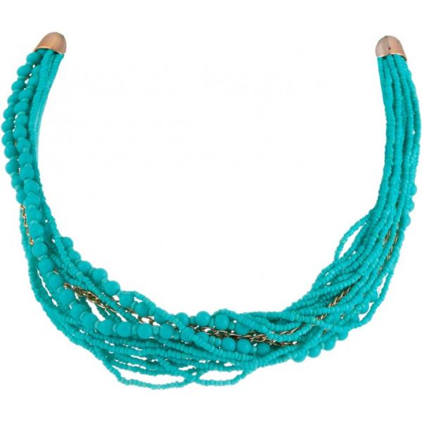 Collana con perline turchese Lesara