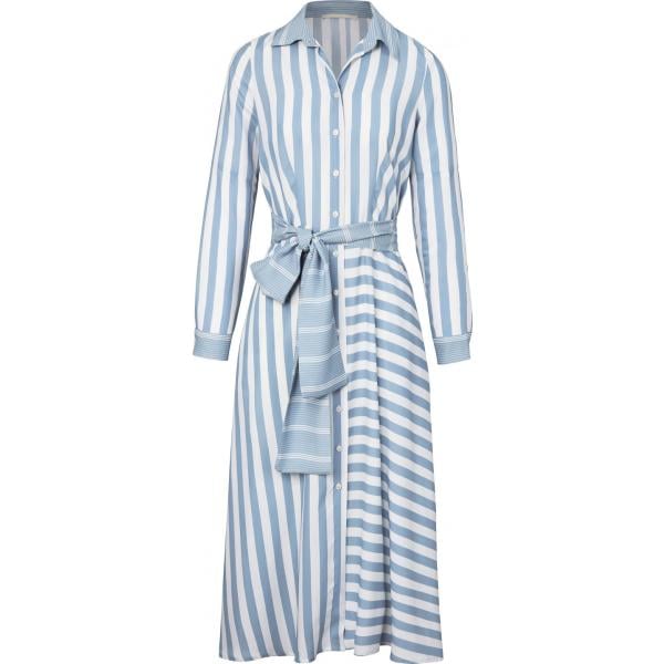 robes mi-longues/au genou (The Mercer) N.y. bleu à rayures