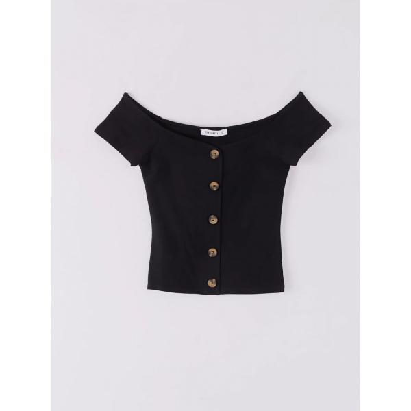 camiseta Terranova negro
