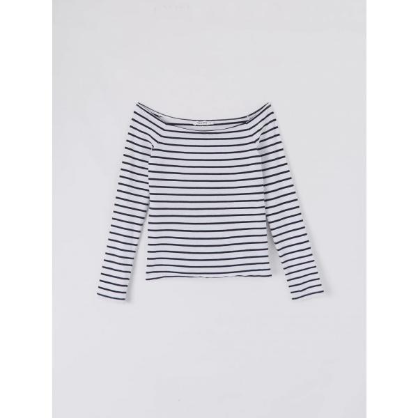 t-shirts Terranova blanc à rayures