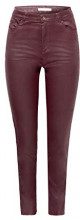 ESPRIT ESPRIT 098ee1b014, Pantaloni Donna, Rosso (Bordeaux Red 600), W34/L32