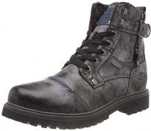 DOCKERS BY GERLI Dockers by Gerli 43tm003, Stivali Combat Uomo, Nero (Schwarz 100), 47 EU