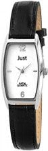 JUST WATCHES Just Watches 48-S10420-WH-BK - Orologio da polso donna, pelle, colore: nero