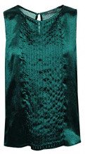 ESPRIT COLLECTION ESPRIT Collection 098eo1f014, Camicia Donna, Verde (Bottle Green 385), 42 (Taglia Produttore: 36)