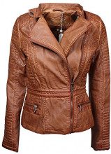 FRITZI AUS PREUSSEN Fritzi aus Preussen Denver, Giacca Donna, Marrone (Camel 058), 36 (Taglia Produttore: Small)