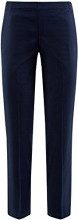 OODJI ULTRA oodji Ultra Donna Pantaloni 7/8 con Cintura Elastica, Blu, IT 48 / EU 44 / XL