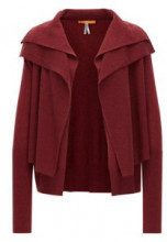 BOSS Cardigan in tessuto lavorato con lana vergine e alpaca