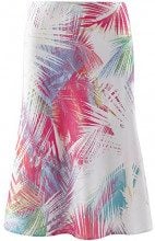 OODJI COLLECTION oodji Collection Donna Gonna Leggera Stampata, Bianco, IT 42 / EU 38 / S