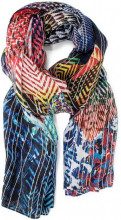 DESIGUAL Desigual Pashmina Desigual Blu - FOUL ZIGGY - 19SAWF94