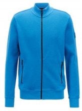 BOSS Giacca in jersey relaxed fit in cotone a coste francesi