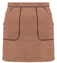 MISS SELFRIDGE P... Miss Selfridge Petite Minigonna taupe/beige