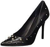 GUESS GUESS PADELA - DECOLLETE IN PELLE BORCHIE - Nero