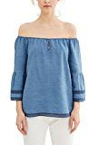 ESPRIT ESPRIT 037ee1f005, Camicia Donna, Blu (Grey Blue), 44