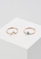 FOSSIL Fossil FASHION 2 PACK Anello rose goldcoloured