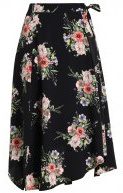 TOPSHOP Topshop ANNAROCKS FLORAL Gonna a campana multicolor