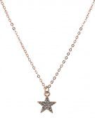 SNÖ OF SWEDEN SNÖ of Sweden STAR Collana rose/clear