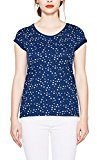 EDC BY ESPRIT edc by ESPRIT 997cc1k803, T-Shirt Donna, Blu (Ink 415), X-Small