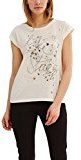 ESPRIT ESPRIT 037ee1k009, T-Shirt Donna, Bianco (Off White), 34 (Taglia Produttore: X-Small)