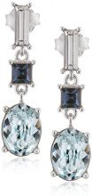 ELEMENTS SILVER Elements Silver Donna 925 argento Baguette blu Cristallo