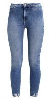 NEW LOOK New Look VANESSA DISCO FRAY HEM GEORGE Jeans Skinny Fit mid blue